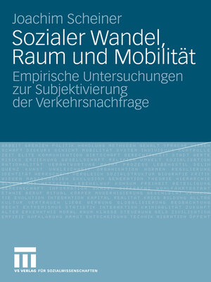 cover image of Sozialer Wandel, Raum und Mobilität